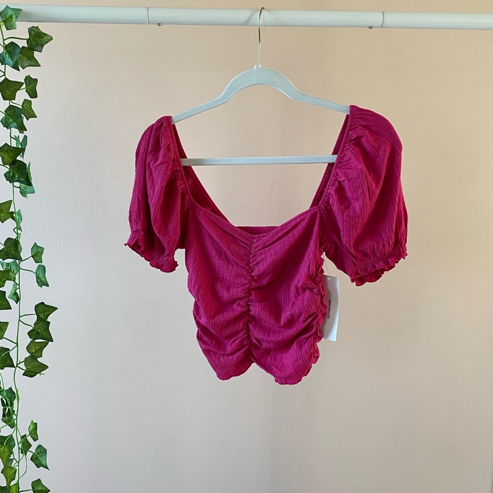 Urban Outfitters Vienna Ruched Top
